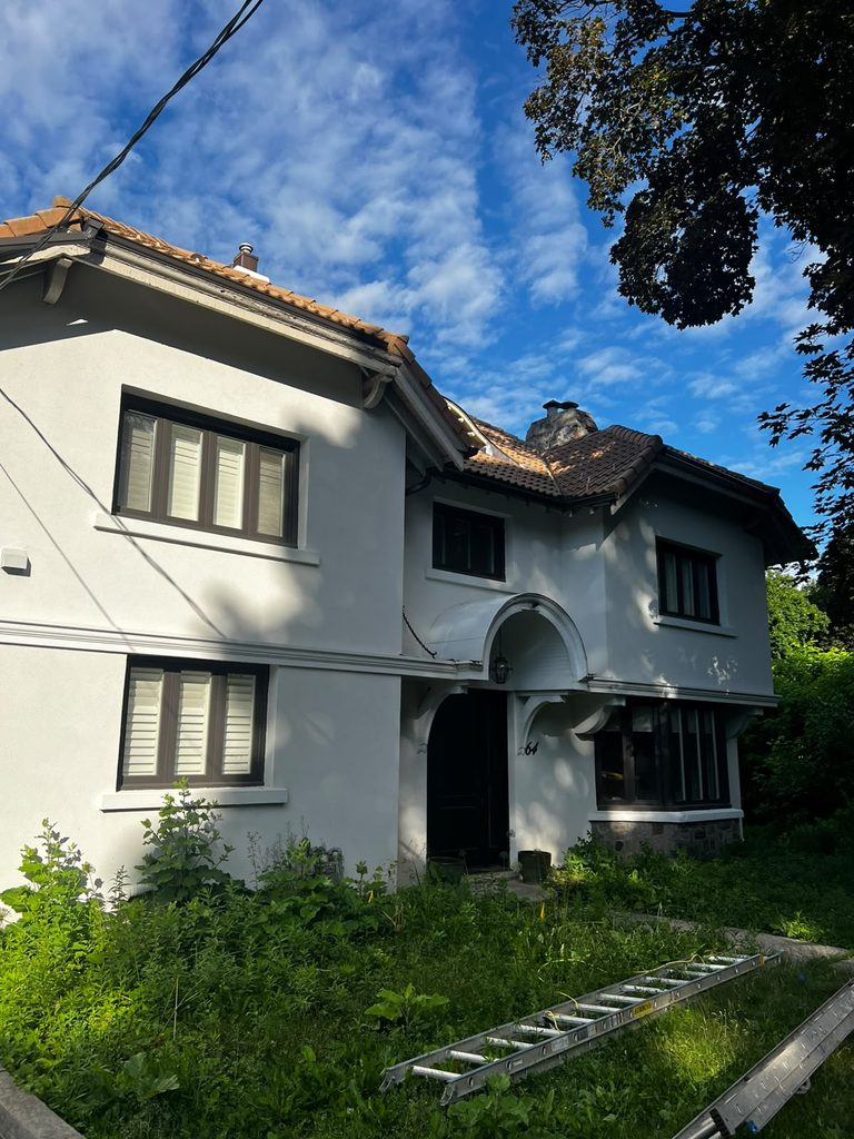 Underneath of Roof and Entrance